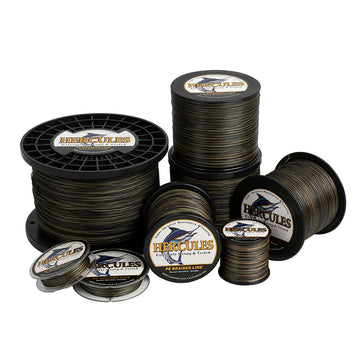 1000M 1094Yds Camouflage 10lb-300lb HERCULES PE Braided Fishing Line 8 Strands